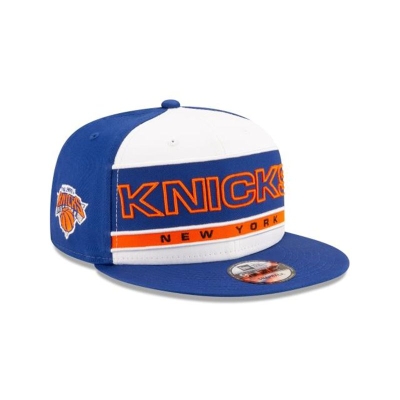 Sapca New Era New York Knicks NBA Stripe 9FIFTY Snapback - Albastri